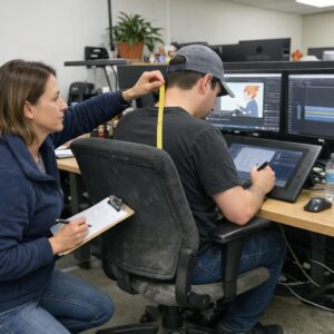 Diagnosing Ergonomic Chair and Desk Setup Liabilities in Animation Workplaces