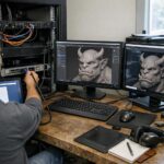 Setting Up Secure Remote Desktop Solutions for High-Fidelity 3D Sculpting