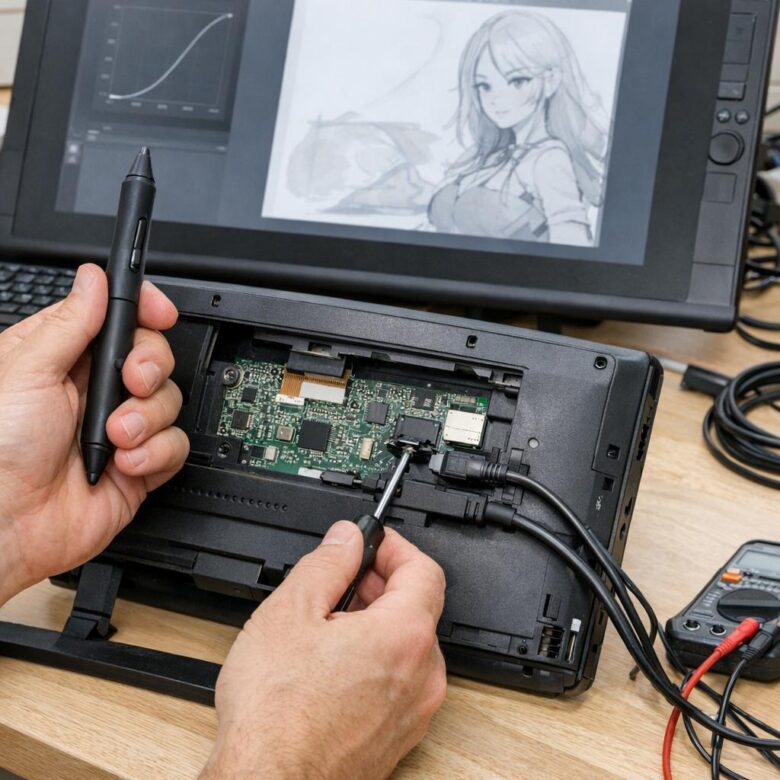 Fixing Pen Pressure Sensitivity Drops in High-End Graphic Drawing Monitors